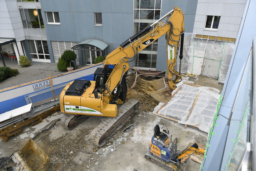 Zwischenstand der Bauarbeiten im Alterszentrum Kastels