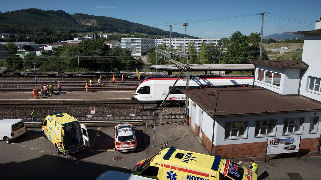 Beim Bahnhof Hammer hat sich am Dienstagmorgen kurz nach neun Uhr bei Rangierarbeiten ein Unfall ereignet.
