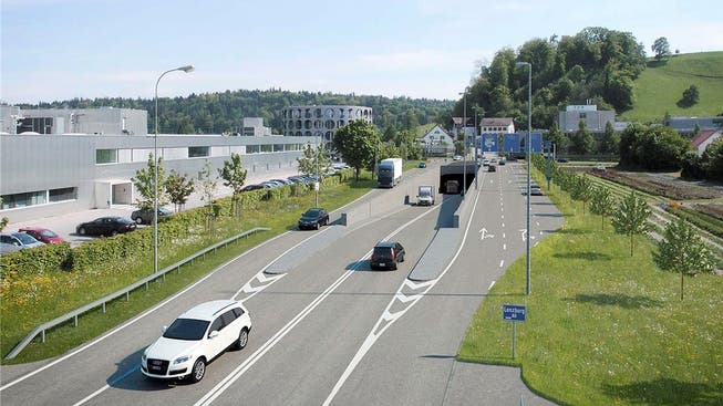 Bald werden die Arbeiten am überlasteten Knoten Neuhof am A1-Zubringer in Lenzburg beginnen.
