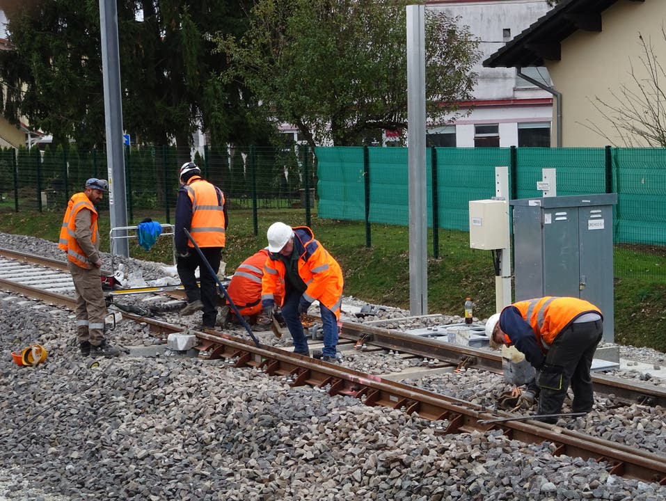 Der Bau ist schon weit fortgeschritten Der Solothurner Bahnenthusiast Rolf Kurt hat die Baustelle schon mehrmals besucht und fotografiert