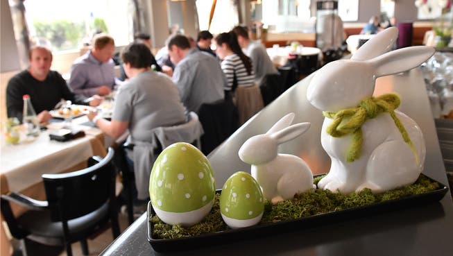 Das Osterfest ist für die Gastronomen kein Grund, den Betrieb geöffnet zu halten (im Bild das Restaurant Aarhof in Olten). Bruno Kissling