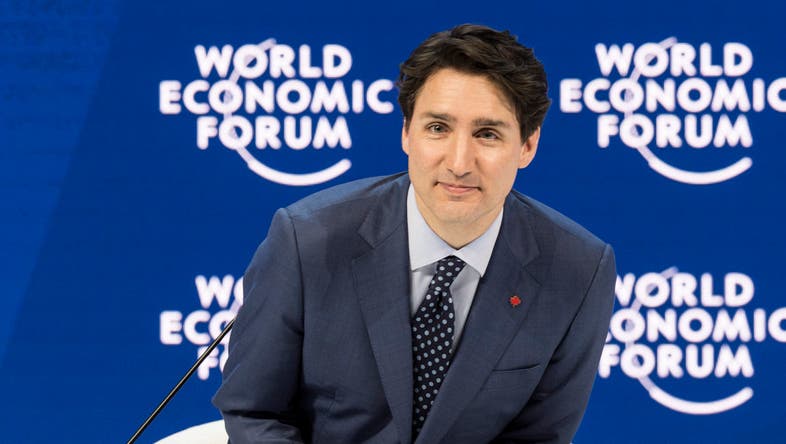 Auch der kanadische Premierminister Justin Trudeau nimmt am WEF in Davos teil – und gibt dort den lächelenden Gegenpol zum US-Präsidenten Donald Trump.
