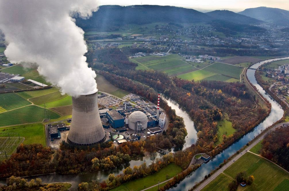 Der Betrieb des Kernkraftwerks Gösgen wurde 1979 aufgenommen.