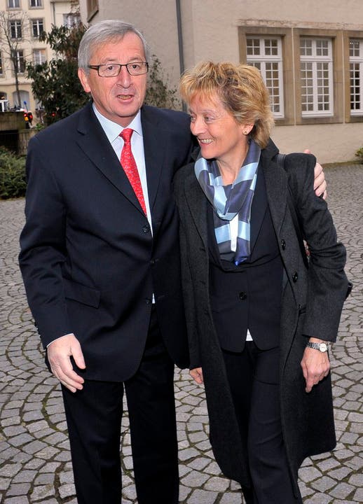 2012 war Finanzministerin Eveline Widmer-Schlumpf bei Juncker zu Besuch in Luxemburg.