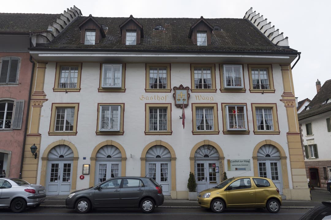 Der Gasthof zur Waag: Im historischen Kern von Bad Zurzach stehen viele solche Altstadt-Liegenschaften.