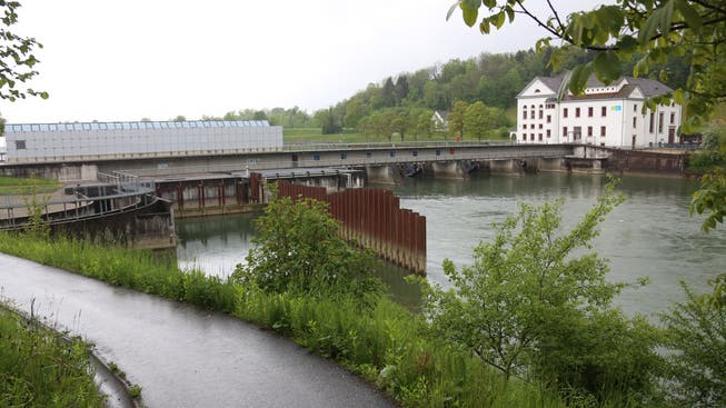 Die beiden Wasserkraftwerke Wynau und Schwarzhäusern produzierten, verglichen mit dem langjährigen Mittel, fast 14 Prozent weniger Strom.