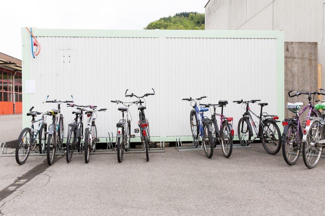Fahrräder der Asylbewerber für mehr Mobilität.