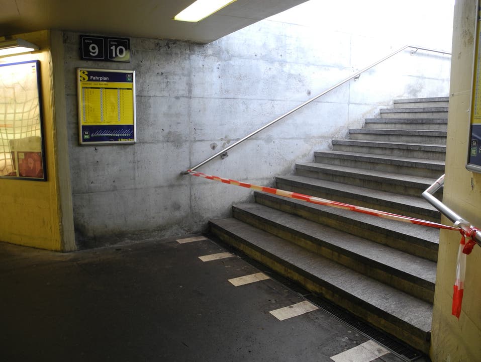Auf dem Bahnhof Solothurn sind die Gleise 9 und 10 momentan abgesperrt.