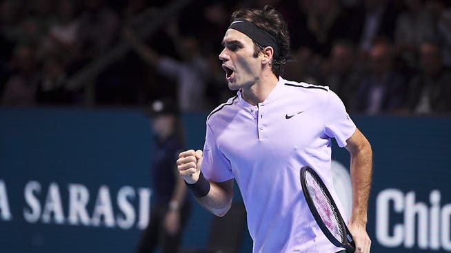Roger Federer strebt bei den ATP Finals seinen siebten Sieg an