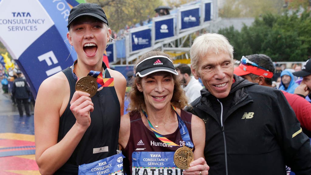  Kathrine Switzer bestritt auch im Jahr 2017 den Boston Marathon.