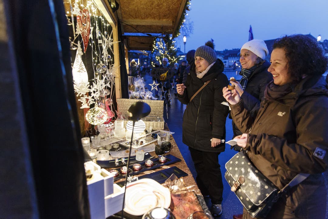 So schön ist der Weihnachtsmarkt in Solothurn
