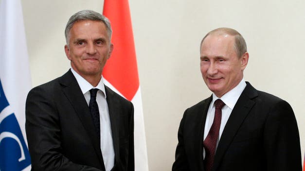 Didier Burkhalter traf Russlands Präsident Putin 2014. Das EDA ist bei den Bundesratsparteien wegen der Baustellen in der Europapolitik nicht eben beliebt.