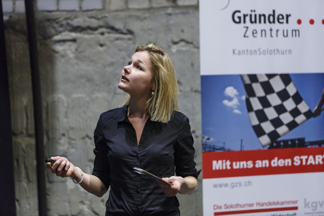 Neugründer-Challenge Linda Gutknecht präsentiert das Konzept SOulfood