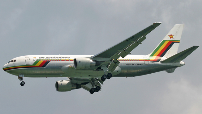 Die Fluggesellschaft Air Zimbabwe ist hochverschuldet.