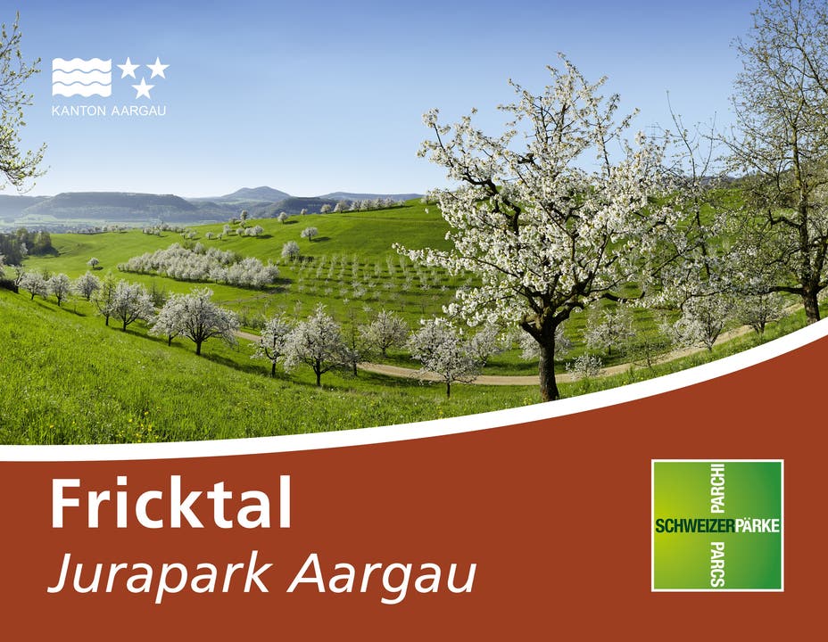 Strassenschild Fricktal Jurapark Aargau