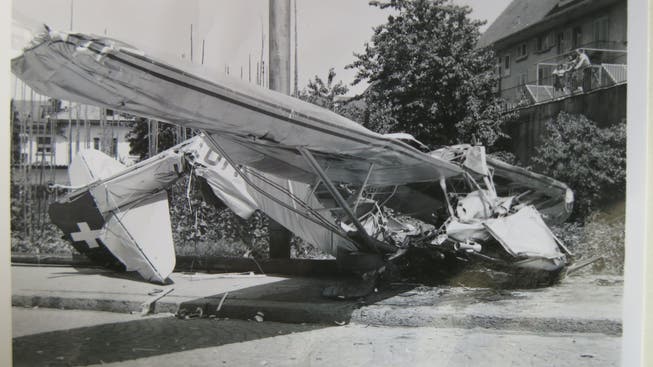 Vor 58 Jahren stürzte in Olten ein Kleinflugzeug ab
