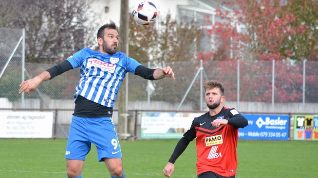 Im zweiten Einsatz nach seinem Transfer vom FC Dulliken schoss Hazir Zenuni (links) den FC Olten zum Sieg.