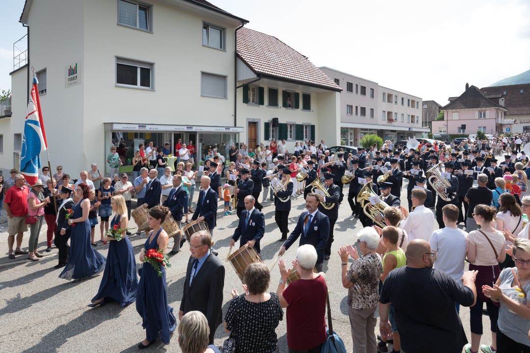 Parademusik der MG Konkordia Balsthal unter der Leitung von Hans Burkhalter