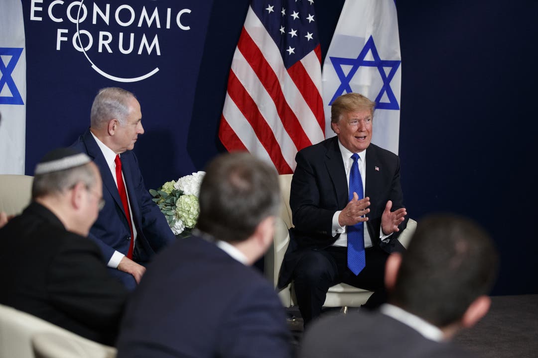 Präsident Trump mit dem israelischen Premierminister Benjamin Netanyahu