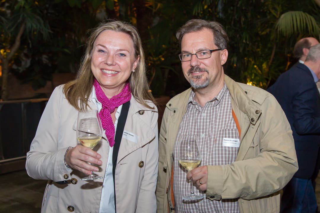 Das CVP-Duo aus den beiden kleineren Gemeinden: Janine Vannaz (CVP, Aesch) und Thomas Bernegger (CVP, Oetwil).