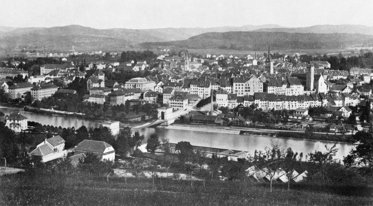 Die Bilder stammen aus dem Buch «Alt-Aarau» und sind um 1900 entstanden.