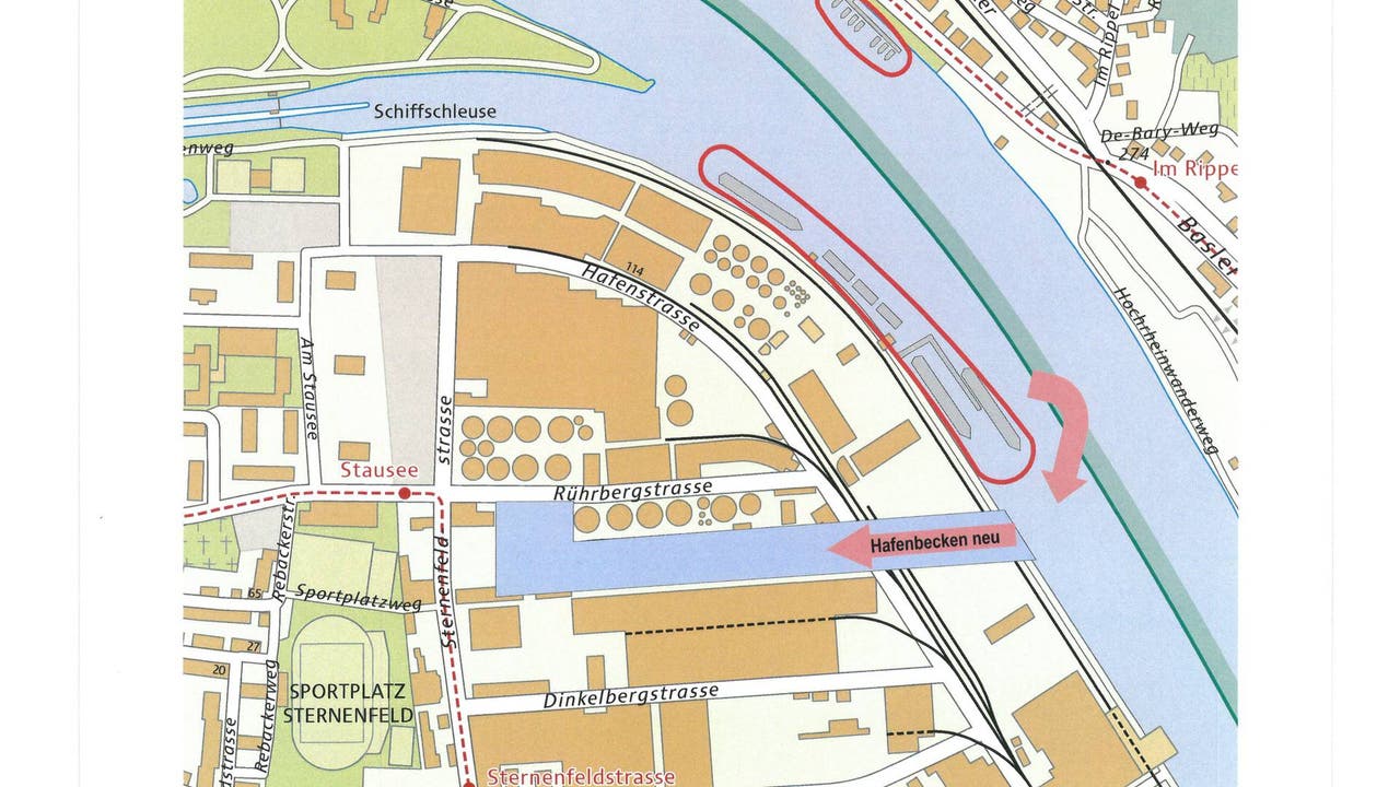 Ein Kernstück des Umwandlungs-Projekts ist ein neues Hafenbecken, um die Schiffs-Anlegestellen des nördlichen Hafenteils zu verlegen.