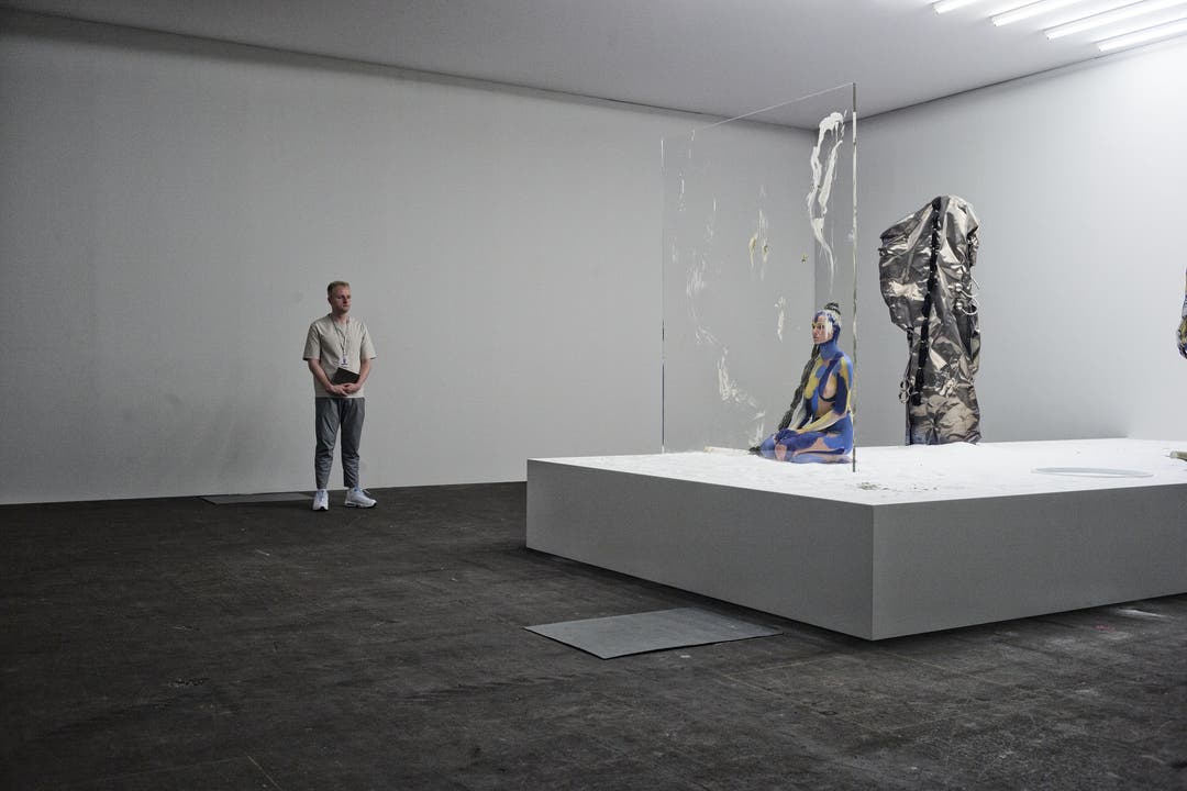Impressionen vom Auftakt der Art Basel 2017: Art Unlimited Donna Huanca, Bliss (Reality Check), 2017. Galerien: Peres Projects, Berlin