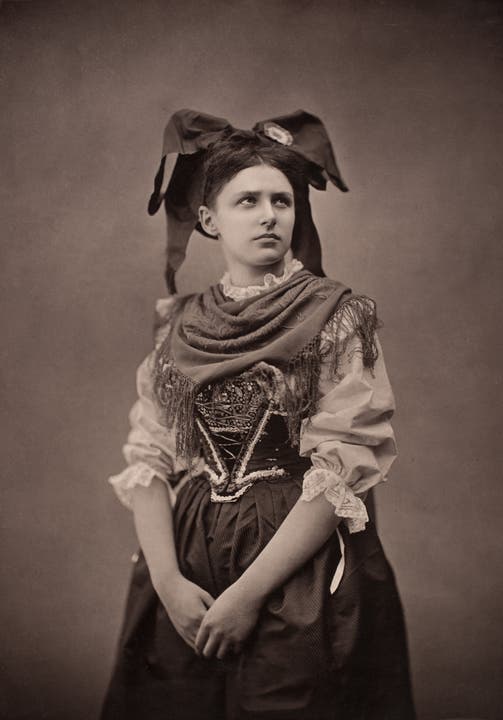 Eine Elsässerin um 1871...