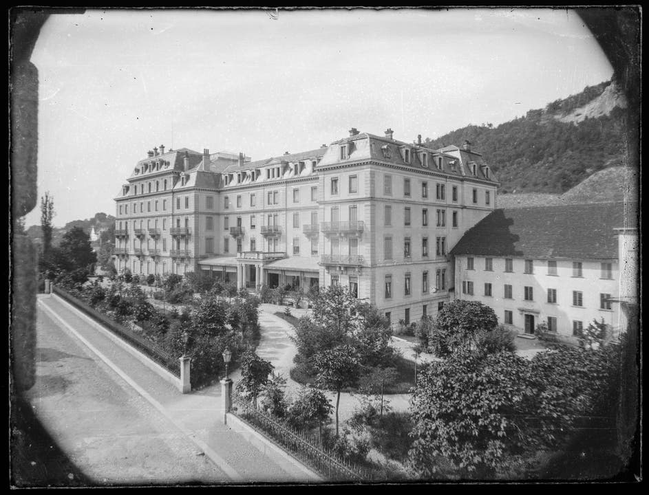 Das Grand Hotel um 1890 Historisches Museum Baden, Fotohaus Zipser, Q. 12.1.107