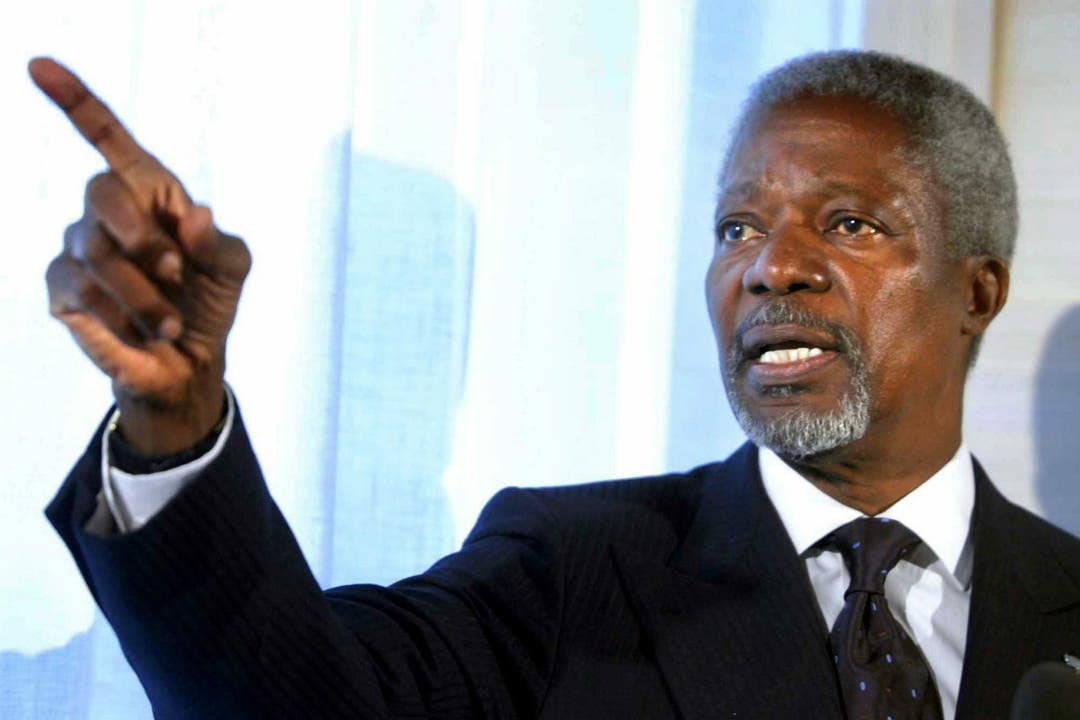 18. August: Kofi Annan (80) Der frühere Uno-Generalsekretär Kofi Annan starb nach kurzer Krankheit im Alter von 80 Jahren in Bern. Seine Frau Nane und ihre drei Kinder seien in seinen letzten Tagen an seiner Seite gewesen.