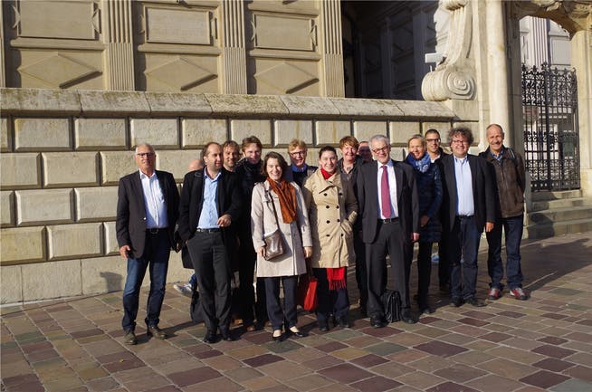 Die Solothurner Delegation auf Stadtbesichtigung.