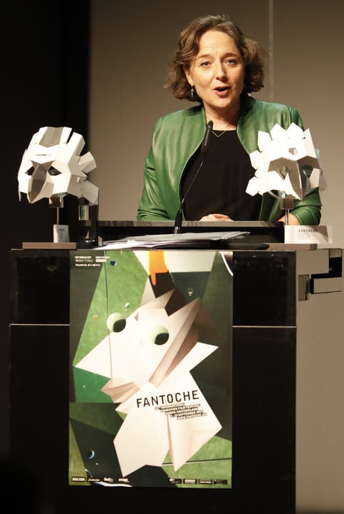Fantoche-Festival 2017 Internationale Festival für Animationsfilm Fantoche-Festival 2017 in Baden: Festivalleiterin Annette Schindler bei Ihrer Schlussansprache.