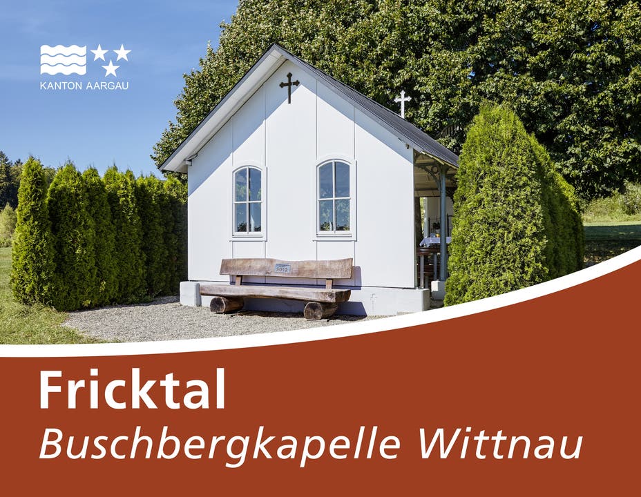 Strassenschild Fricktal Buschbergkapelle Wittnau