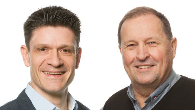 Treten gegeneinander an: Matthias Suter (FDP) und Walter Gurtner (SVP).