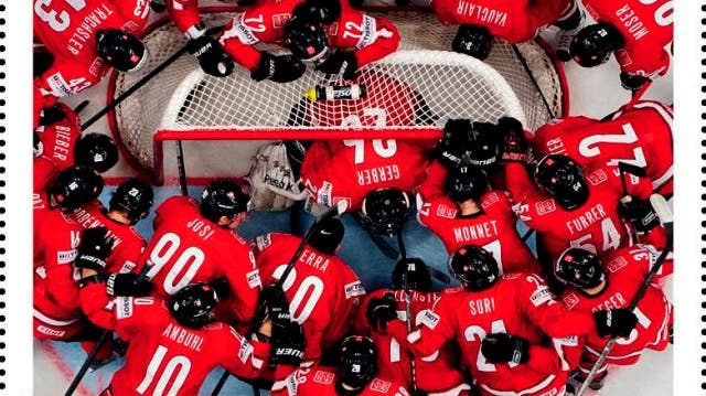Eine eingeschworene und homogene Truppe: Die Schweizer Eishockey-Nationalmannschaft.