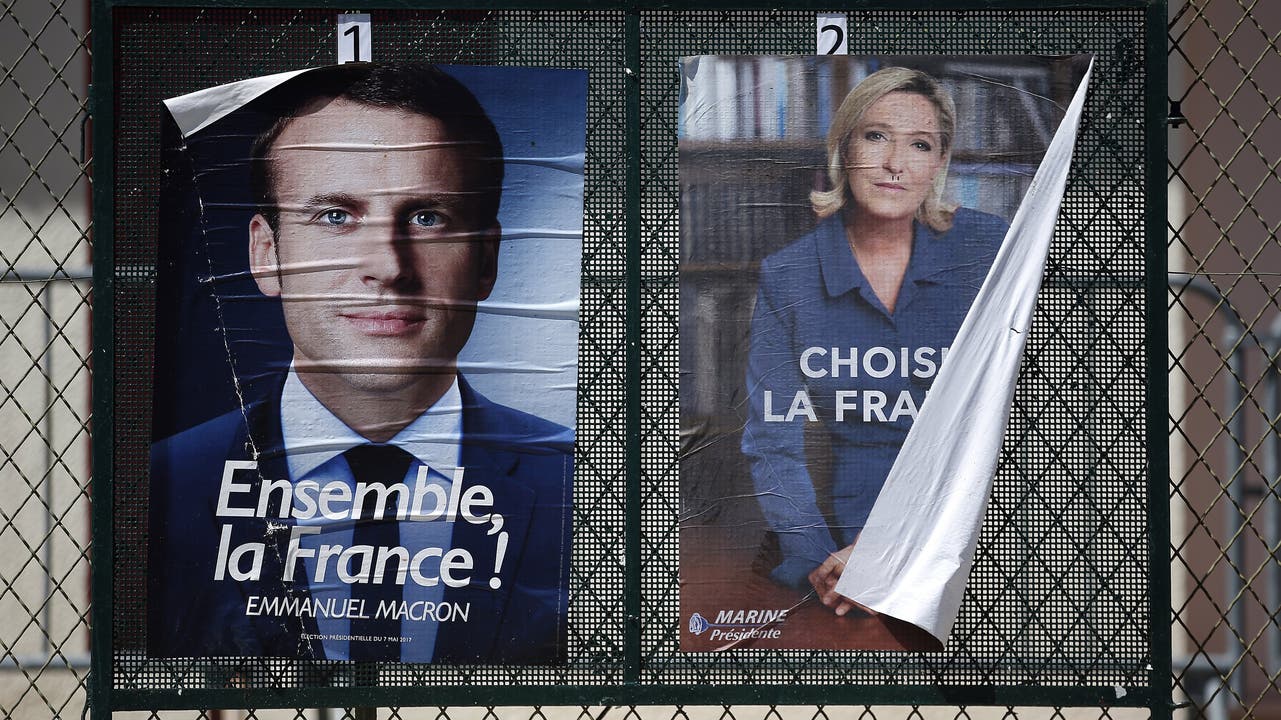 Gemäss ersten Hochrechnungen aus den französischen Überseegebieten dürfte Emmanuel Macron mit gut 60 Prozent Wähleranteil zum neuen französischen Präsidenten gewählt werden. Dies berichtete die belgische Zeitung «Le Soir» am Sonntagnachmittag.