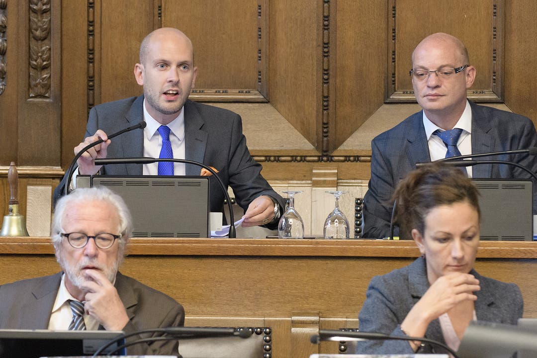 Joël Thüring Dem SVP-Parteisekretär und ehemaligen Grossratspräsidenten wird vorgeworfen, heimlich die Mails seines Parteikollegens und ehemaligen Geschäftspartner Sebastian Frehner gelesen zu haben.