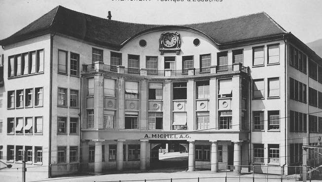 Die «Fabrique d’Ebauches» A. Michel prägte Grenchen auch in architektonischer Hinsicht.