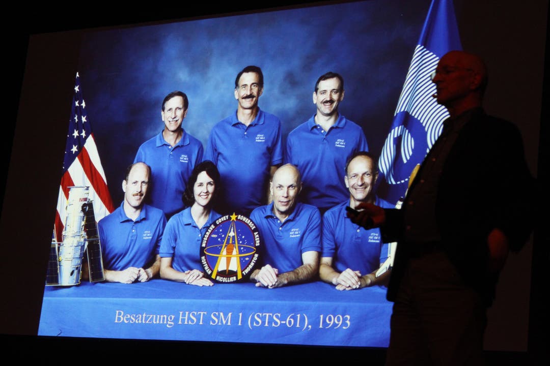 Die Crew der ersten Hubble mission 1993