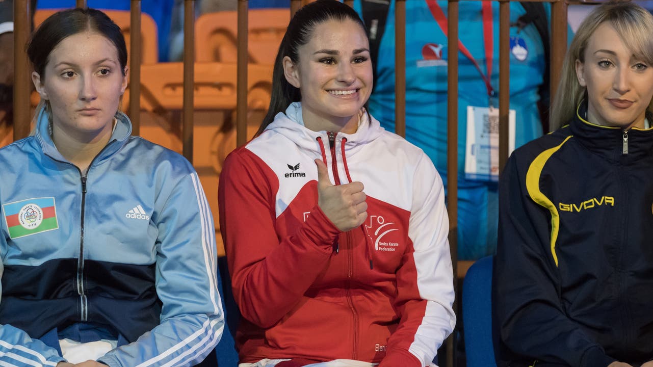 Daumen in die Höhe: Mit dem Europameister-Titel hat sich Karateka Quirici einen Traum erfüllt.