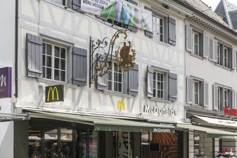 Der McDonald's an der Badstrasse 16.
