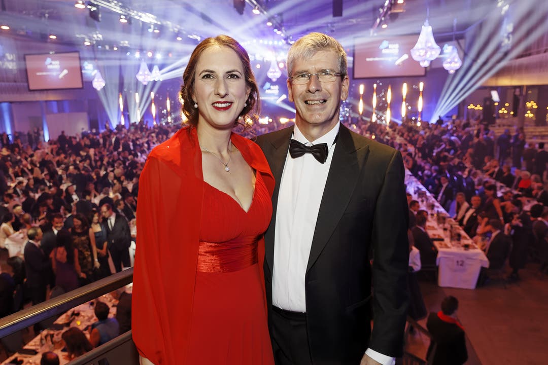 NAB-CEO Herrmann mit Lebenspartnerin Karin Gollnau.