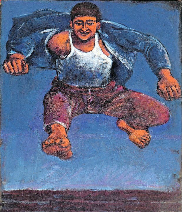 Mario Comensoli, Sprung, 1959