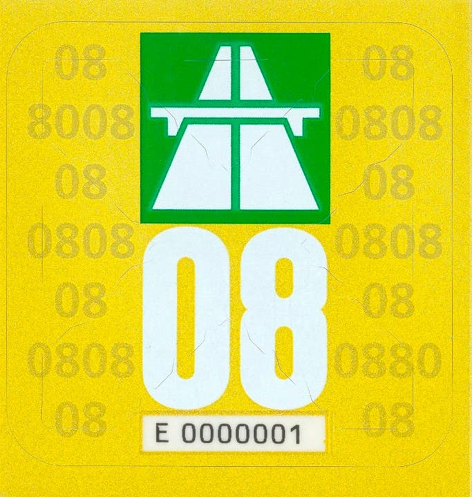 Autobahn Vignette 2008
