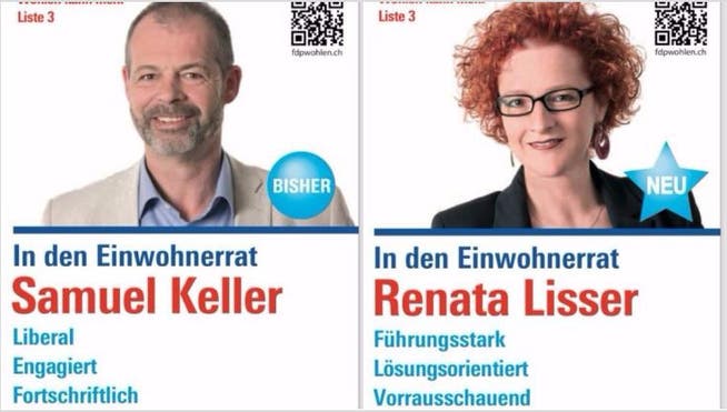 Samuel Keller ist "fortschriftlich" und Renata Lisser "vorrausschauend".