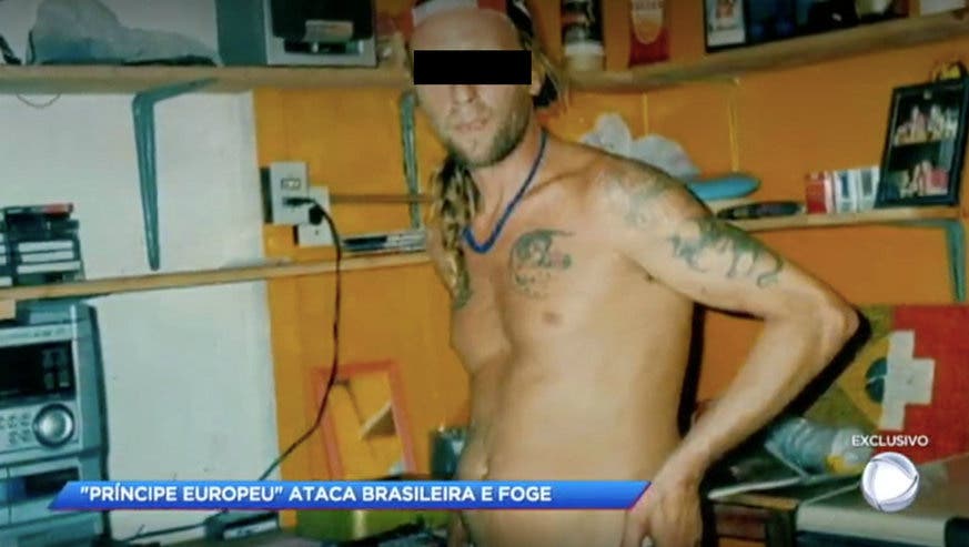 Wanted: Nach diesem Schweizer fahndet die brasilianische Bundespolizei. Im Hintergrund ein Bild, das je zur Hälfte die Brasilien- und die Schweizer-Flagge zeigt.