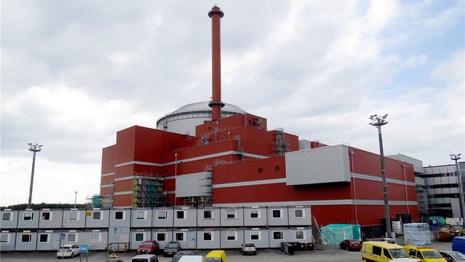 Der finnische Reaktorblock 3 in Olkiluoto ist eine ewige Baustelle. Mit zehn Jahren Verspätung soll er 2019 fertig werden.