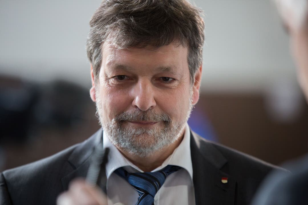 Roland Heim (CVP), wiedergewählter Regierungsrat mit 36013 Stimmen.
