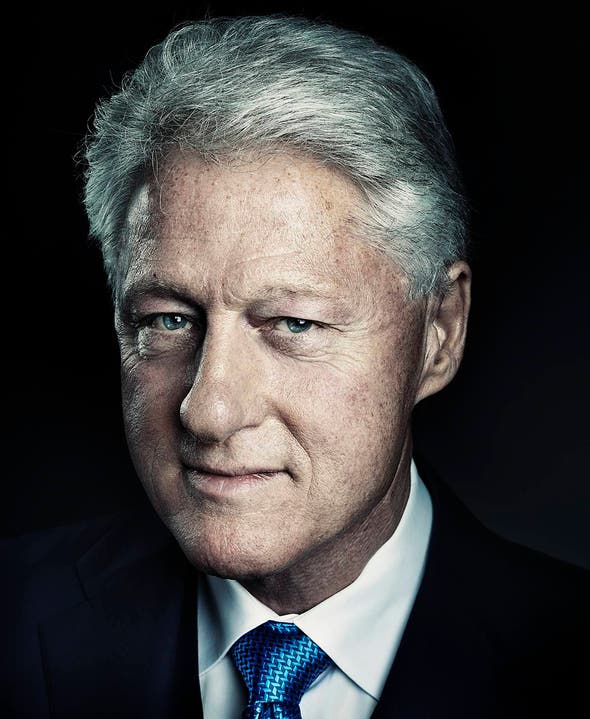 Bill Clinton im Porträt von Star-Fotograf Marco Grob