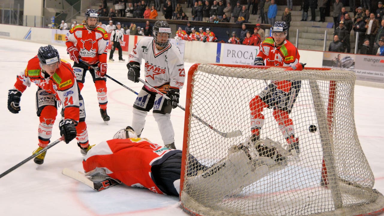 Aargauer Eishockey-Derby Red Lions Reinach - Argovia Stars